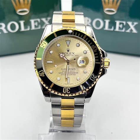 rolex verde e oro|rolex submariner stampata.